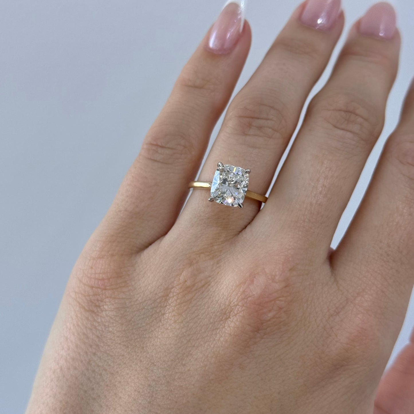 3.01 Carat Lab Cushion Engagement Ring | Engagement Ring Wednesday - Happy Jewelers Fine Jewelry Lifetime Warranty