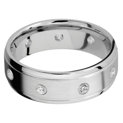 Platinum + Satin , Polish Finish - Happy Jewelers Fine Jewelry Lifetime Warranty