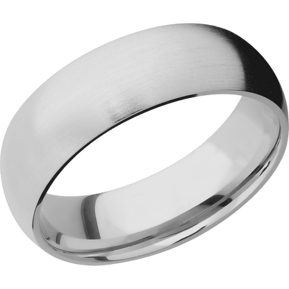 Titanium + Satin Finish - Happy Jewelers Fine Jewelry Lifetime Warranty