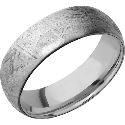 Meteorite + None Finish + Titanium - Happy Jewelers Fine Jewelry Lifetime Warranty