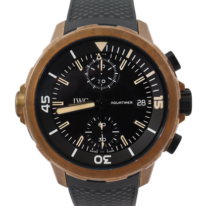 IWC Aquatimer 43mm Black Chronograph Dial Watch Ref# IW379503 - Happy Jewelers Fine Jewelry Lifetime Warranty