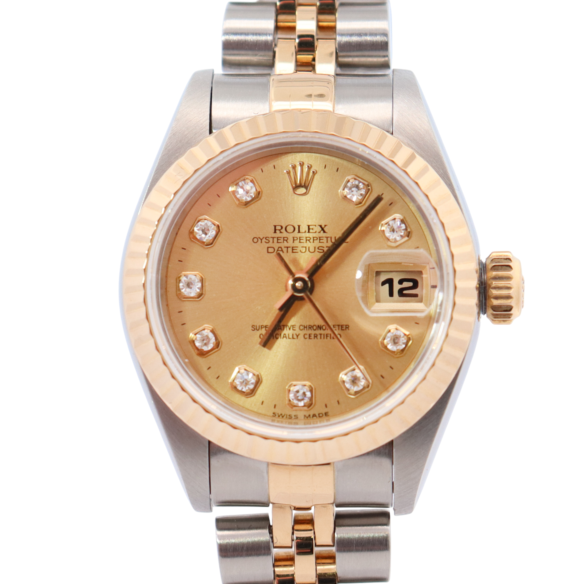 Rolex Datejust 26mm Champagne Dial Watch Ref# 79173 - Happy Jewelers Fine Jewelry Lifetime Warranty