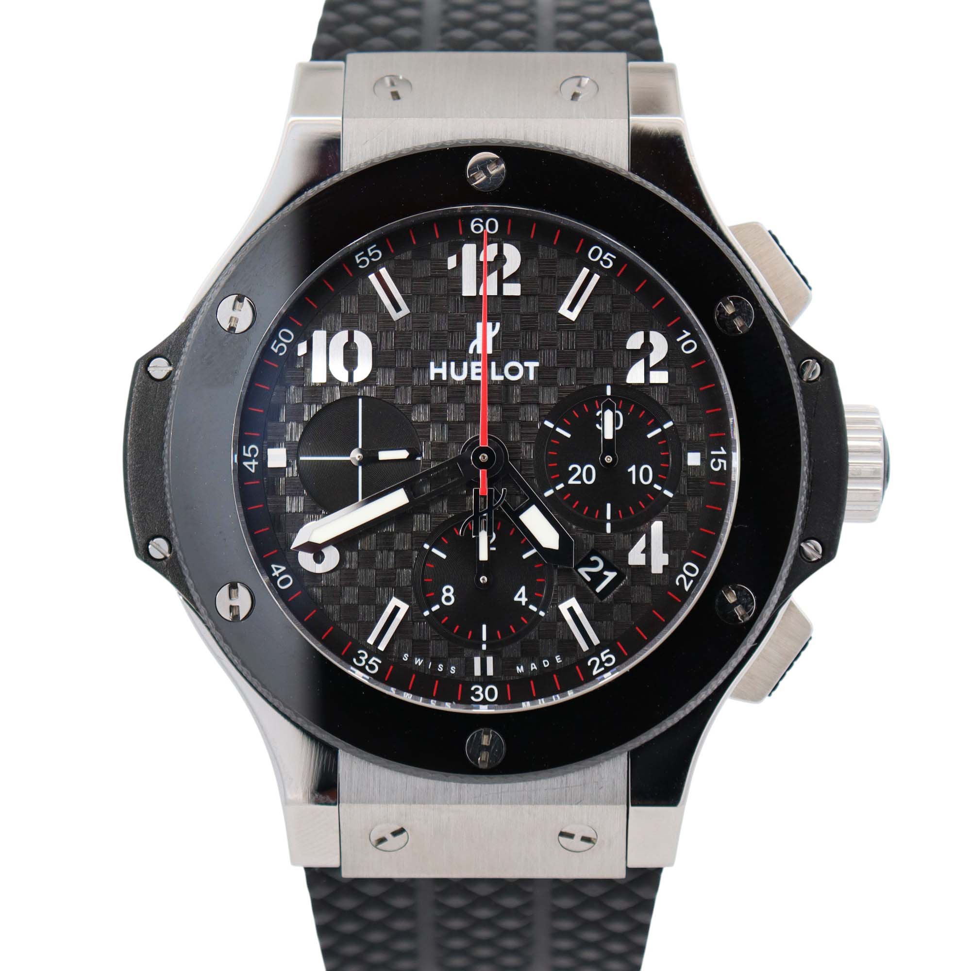 Hublot Big Bang 41mm Chronograph Dial Watch Ref# 341.SB.131.RX - Happy Jewelers Fine Jewelry Lifetime Warranty