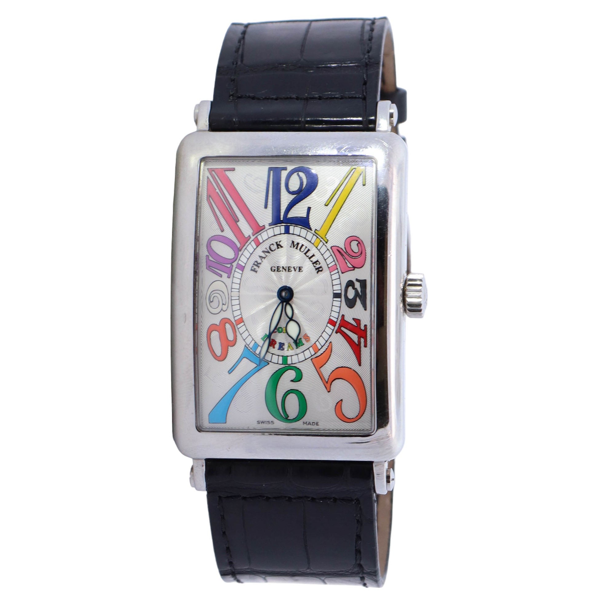 Franck Muller Conquistador 30mm White Dial Ref# 1000 SC COL DRM - Happy Jewelers Fine Jewelry Lifetime Warranty