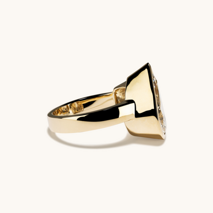 Pear and Cushion Lab Diamond Engagement Ring - Happy Jewelers Fine Jewelry Lifetime Warranty