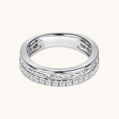 Multi-Row Diamond Band - Happy Jewelers Fine Jewelry Lifetime Warranty