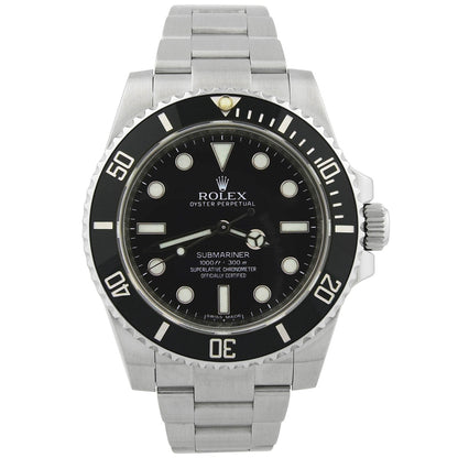 Rolex Submariner 40mm Black Dial Watch Ref# 114060 - Happy Jewelers Fine Jewelry Lifetime Warranty