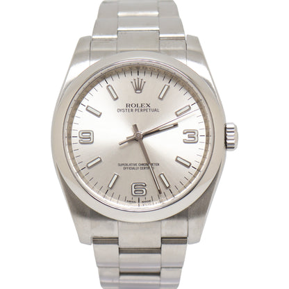 Rolex Oyster Perpetual 36mm Silver Dial Watch Ref# 116000 - Happy Jewelers Fine Jewelry Lifetime Warranty