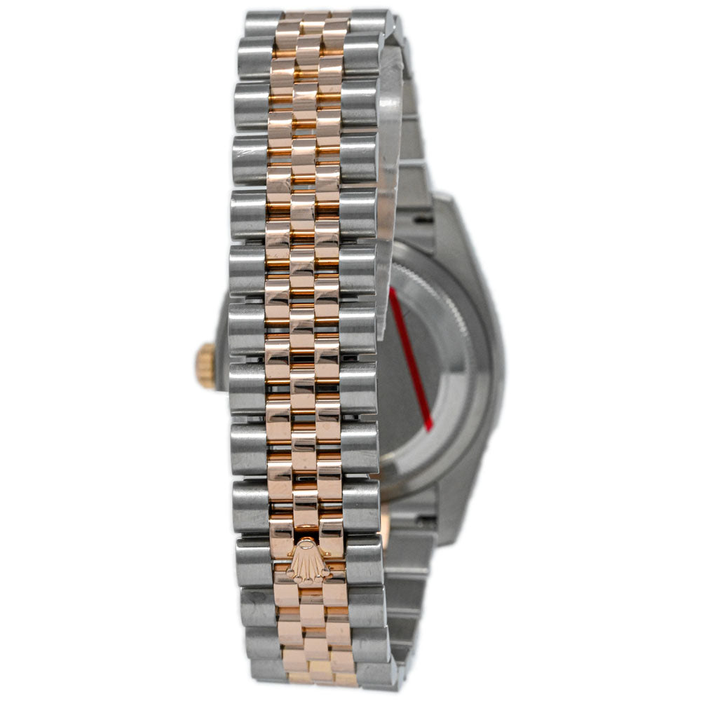 Rolex Datejust 36mm Rose Gold & Staiinless Steel Pink Jubilee Diamond Dial Watch Reference#: 116231 - Happy Jewelers Fine Jewelry Lifetime Warranty