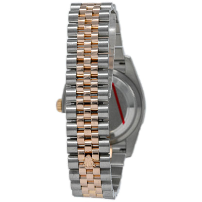 Rolex Datejust 36mm Rose Gold & Staiinless Steel Pink Jubilee Diamond Dial Watch Reference#: 116231 - Happy Jewelers Fine Jewelry Lifetime Warranty