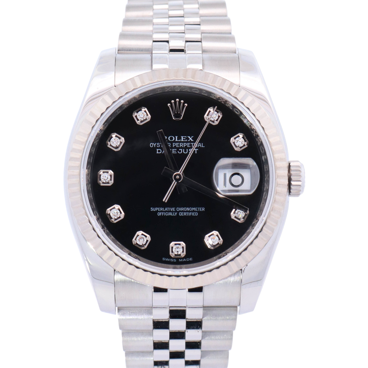 Rolex Datejust 36mm Black Dial Ref# 116234