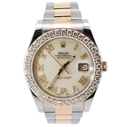 Rolex Datejust 41mm MOP Dial Watch Ref# 116333 - Happy Jewelers Fine Jewelry Lifetime Warranty