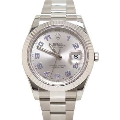 Rolex Datejust 41mm Silver Dial Watch Ref# 116334 - Happy Jewelers Fine Jewelry Lifetime Warranty