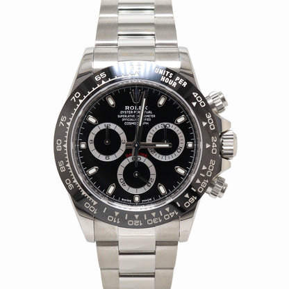 Rolex Daytona 40mm Black Dial Watch Ref# 116500LN - Happy Jewelers Fine Jewelry Lifetime Warranty