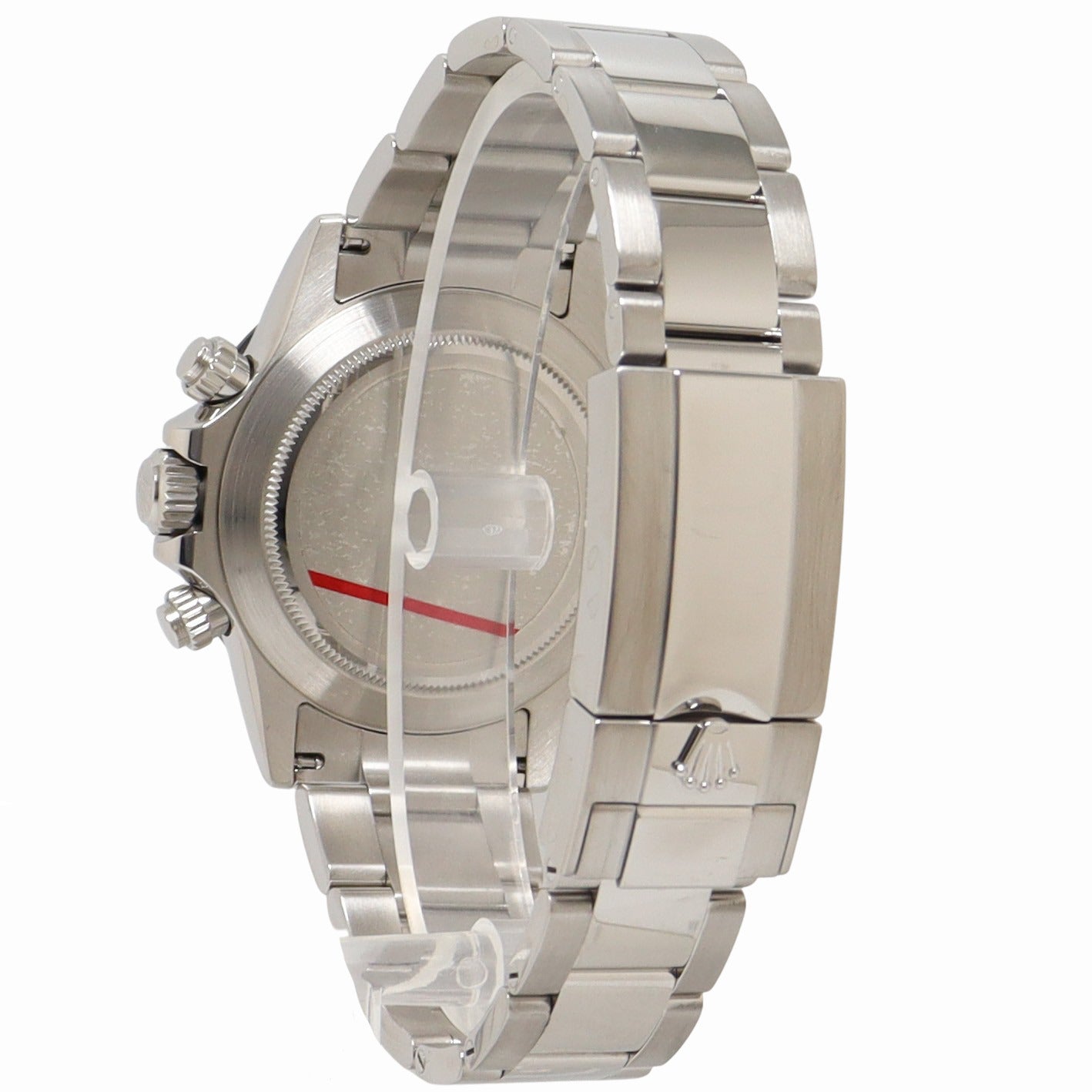 Rolex Daytona Stainless Steel 40mm Black Chronograph Dial Watch - Happy Jewelers Fine Jewelry Lifetime Warranty