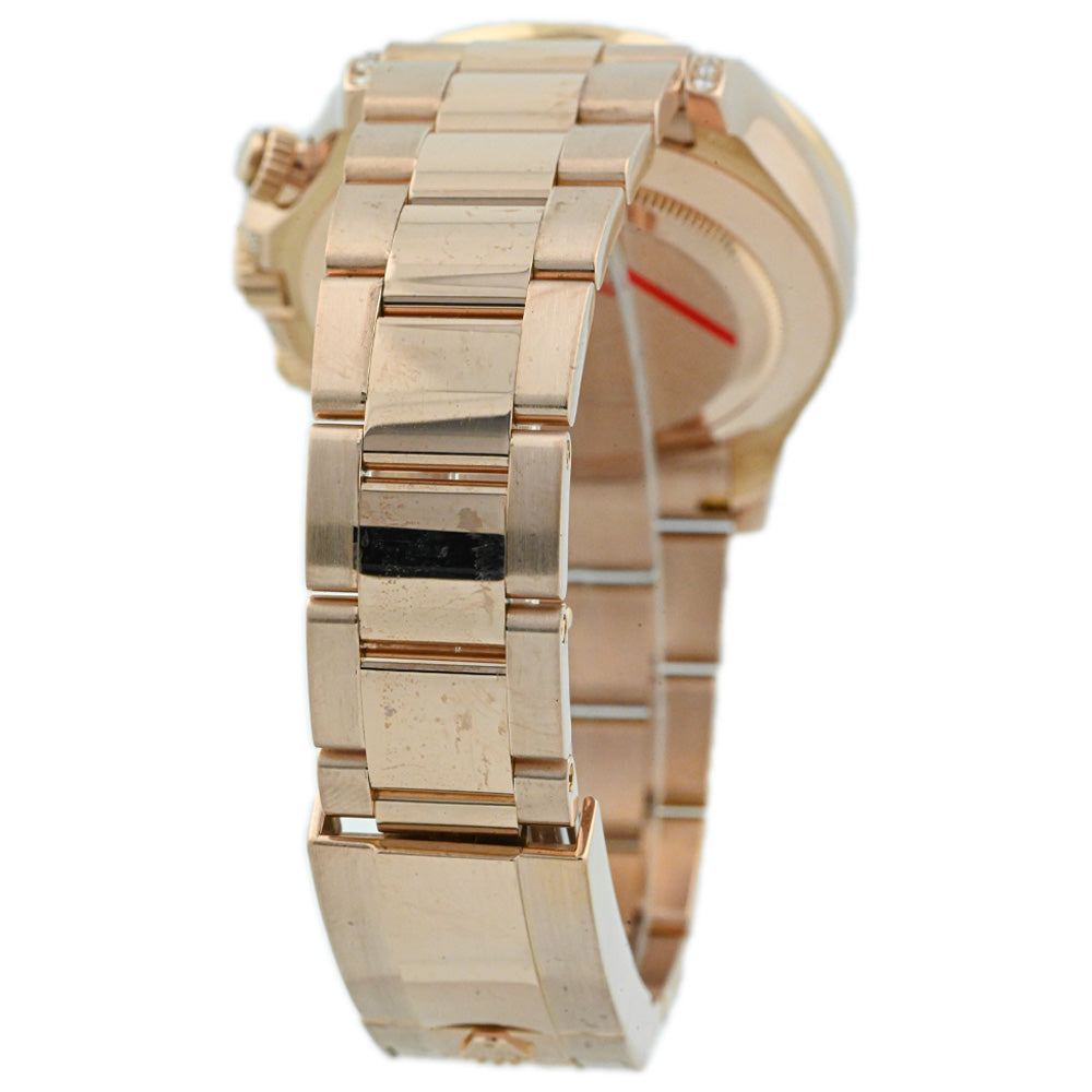 Rolex Daytona Rose Gold 40mm Custom Black Rainbow Watch Reference #: 116505 - Happy Jewelers Fine Jewelry Lifetime Warranty