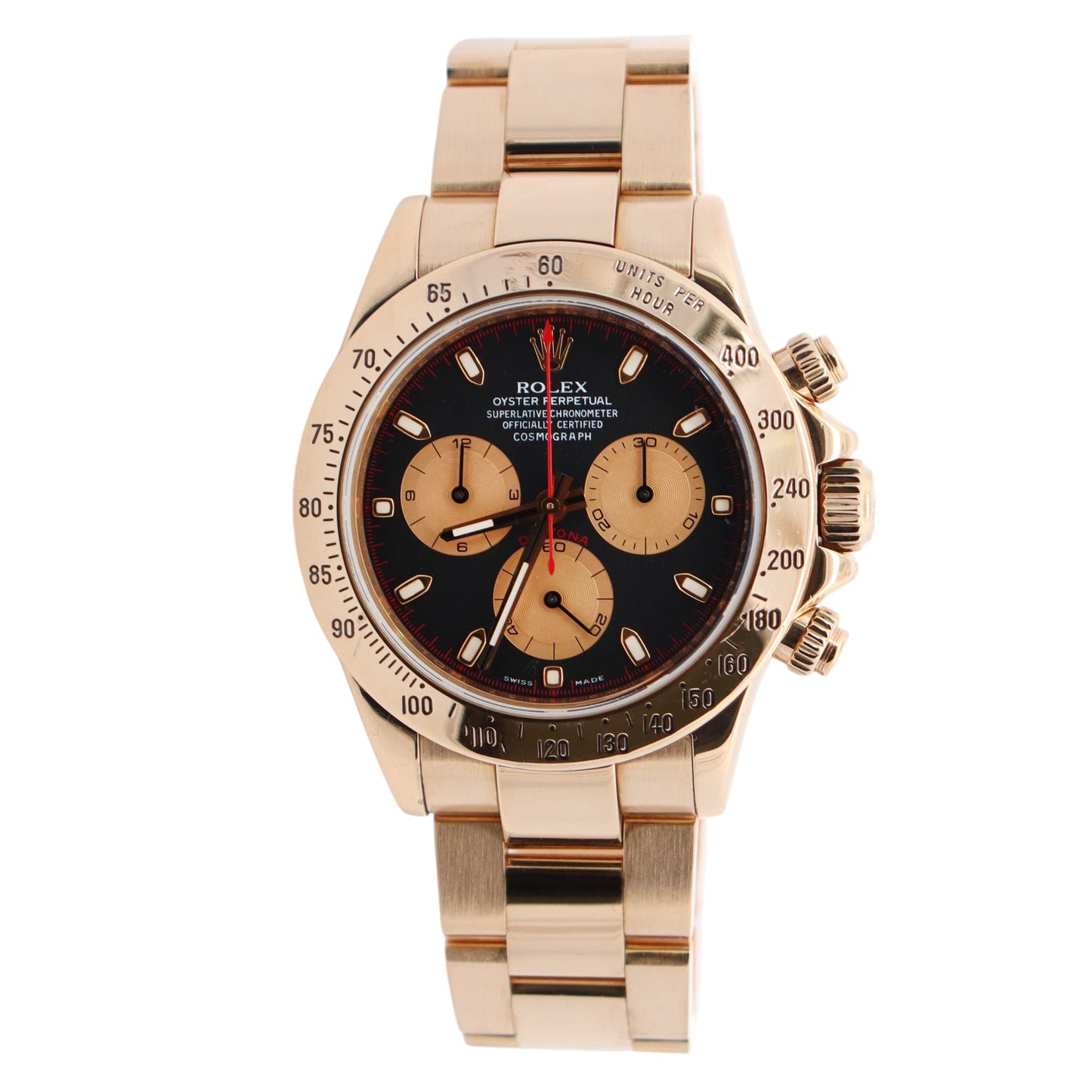 Rolex Daytona 40mm Champagne Dial Watch Ref# 116508