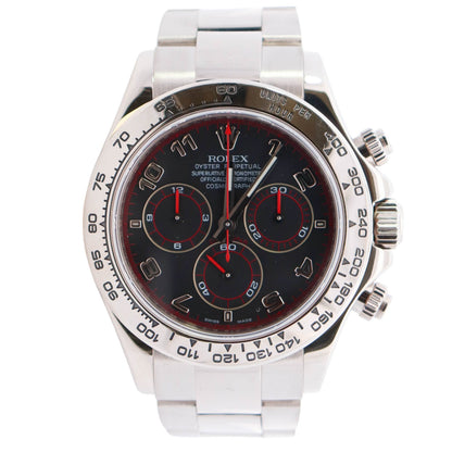 Rolex Daytona 40mm Black Dial Watch Ref# 116509 - Happy Jewelers Fine Jewelry Lifetime Warranty