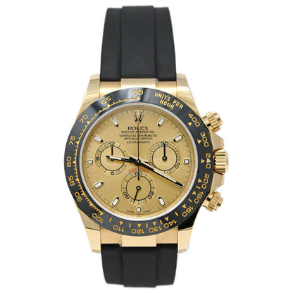 Rolex Daytona 40mm Champagne Dial Watch Ref# 116518LN - Happy Jewelers Fine Jewelry Lifetime Warranty