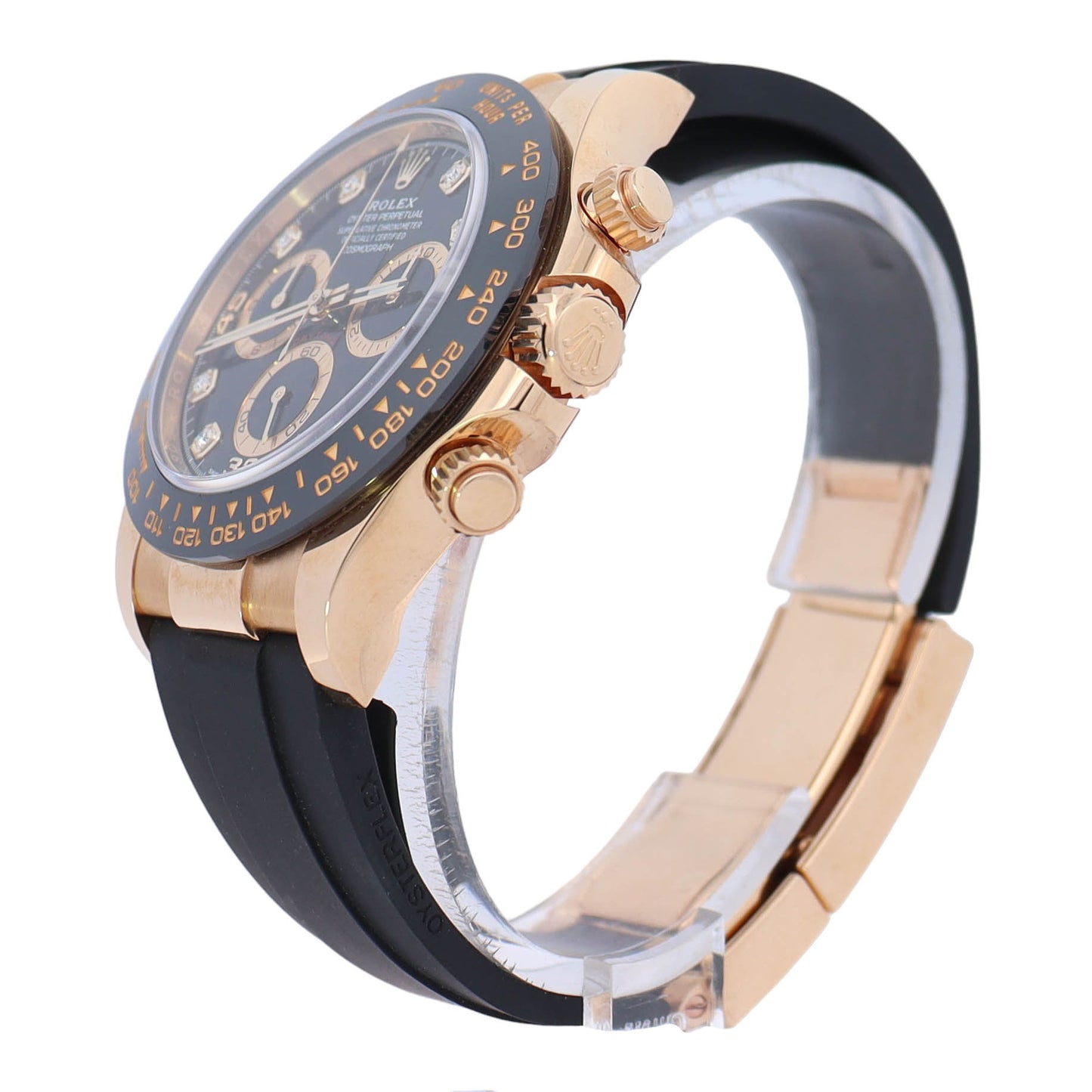 Rolex Daytona 40mm Yellow Gold Black Diamond Dial Watch Reference# 116518LN - Happy Jewelers Fine Jewelry Lifetime Warranty