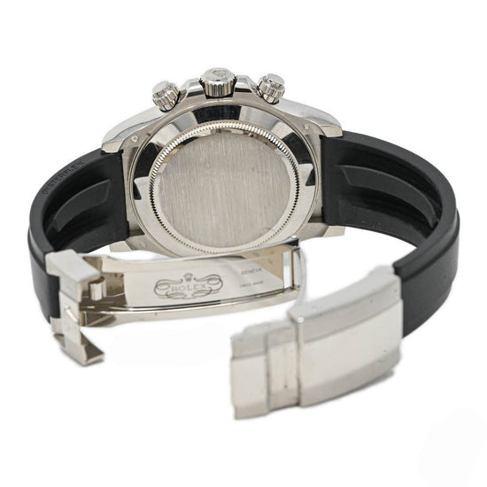 Rolex Daytona 18K White Gold 40mm Silver Chronograph Dial Watch Reference #: 116519LN - Happy Jewelers Fine Jewelry Lifetime Warranty