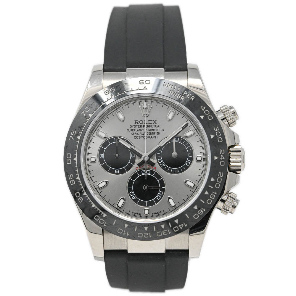 Rolex Daytona 40mm Silver Dial Watch Ref# 116519LN - Happy Jewelers Fine Jewelry Lifetime Warranty