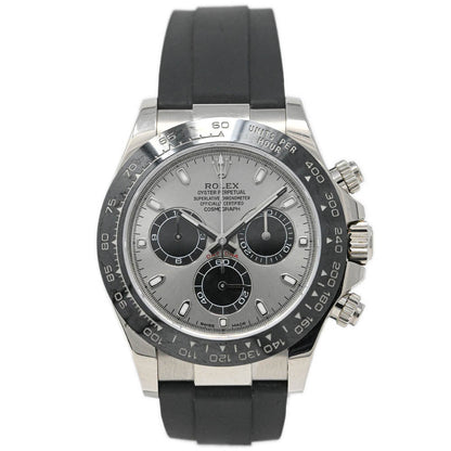 Rolex Daytona 40mm Silver Dial Watch Ref# 116519LN - Happy Jewelers Fine Jewelry Lifetime Warranty