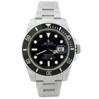 Rolex Submariner 40mm Black Dial Watch Ref# 116610 - Happy Jewelers Fine Jewelry Lifetime Warranty