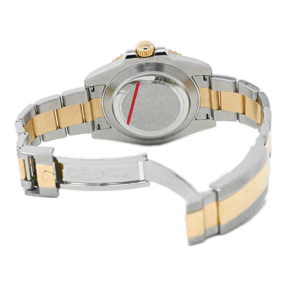 Rolex Submariner Two Tone Yellow Gold & Steel 40mm Blue Dot Dial Watch Reference#: 116613 - Happy Jewelers Fine Jewelry Lifetime Warranty