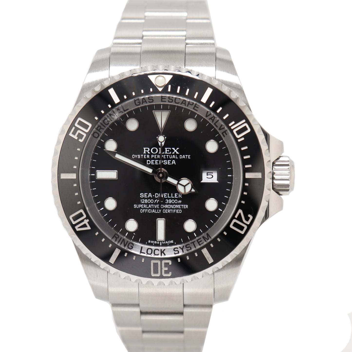 Rolex Sea-Dweller Stainless Steel 43mm Black Dot Dial Watch Reference#: 116660 - Happy Jewelers Fine Jewelry Lifetime Warranty