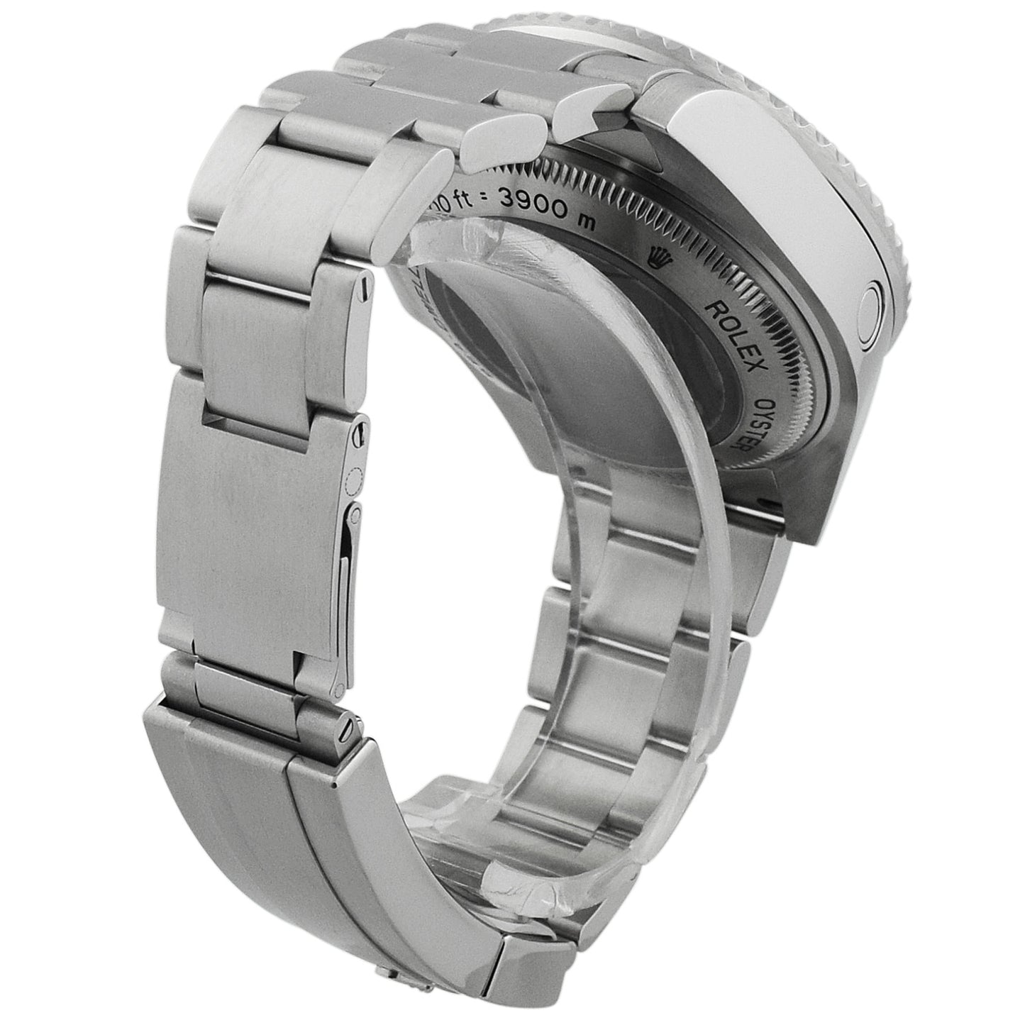 Rolex Deepsea Sea-Dweller Stainless Steel 44mm Black Dot Dial Watch Reference# 116660