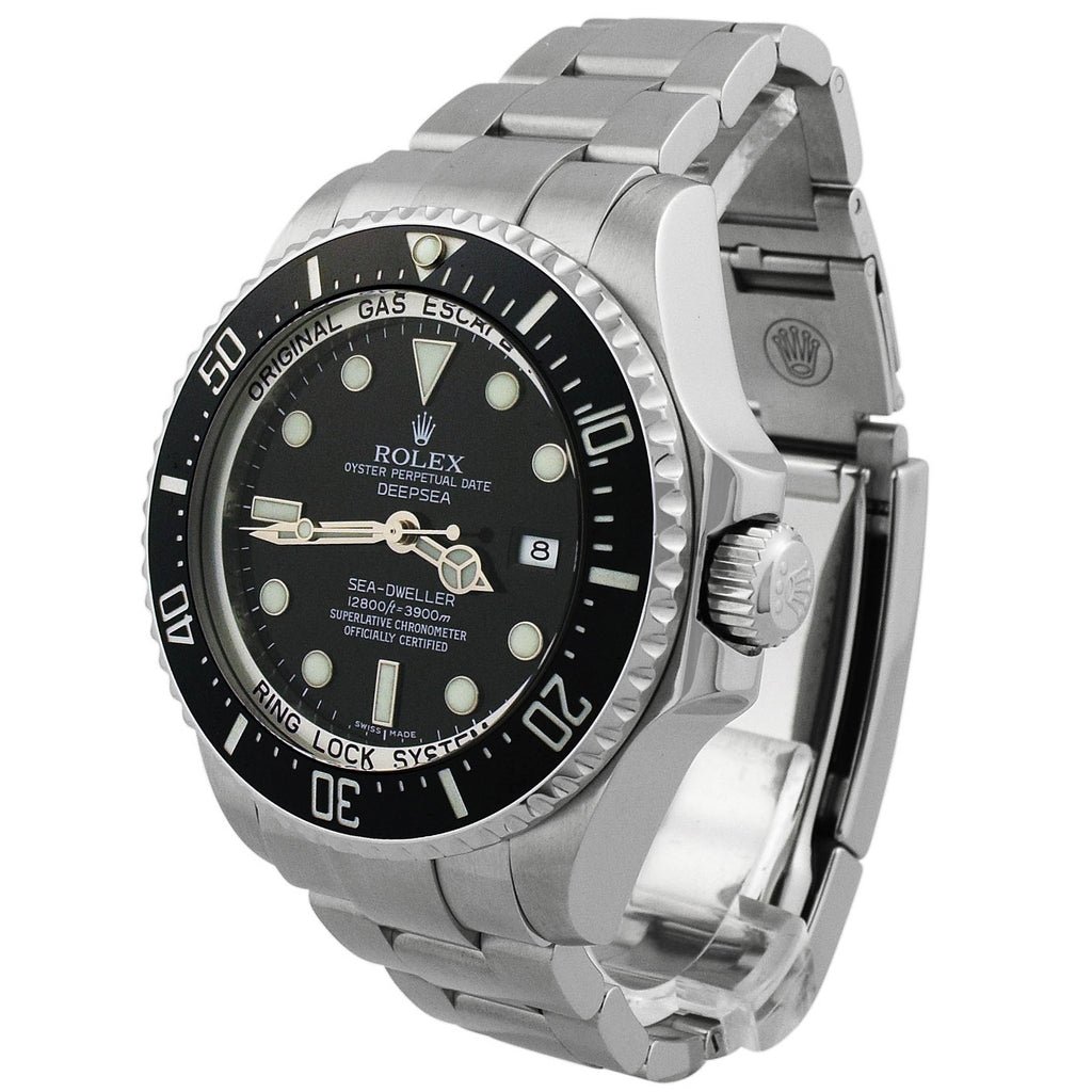 Rolex Sea Dweller Stainless Steel 44mm Black Dot Dial Watch Reference#: 116660 - Happy Jewelers Fine Jewelry Lifetime Warranty