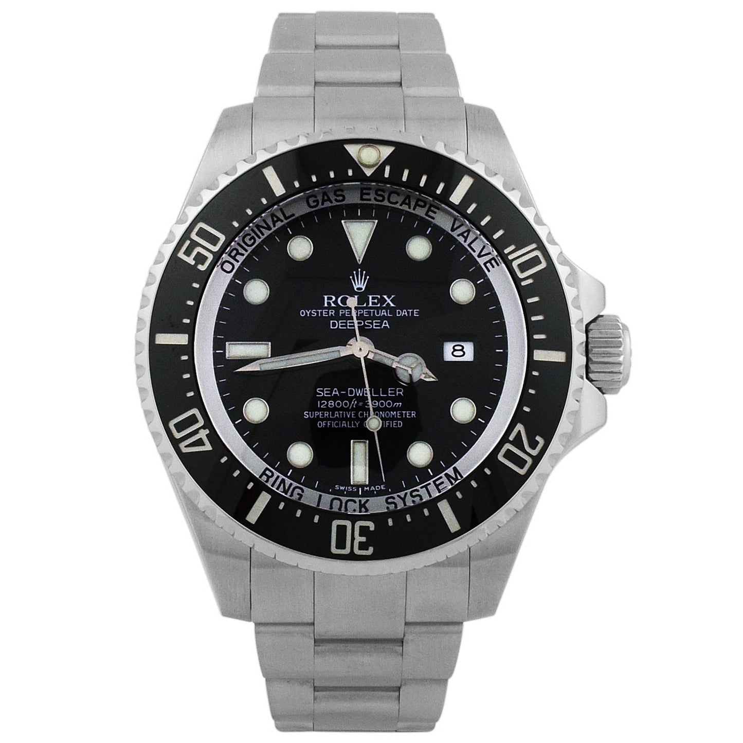 Rolex Seadweller Stainless Steel 4mm Black Dot Dial Watch Reference#: 126660 - Happy Jewelers Fine Jewelry Lifetime Warranty