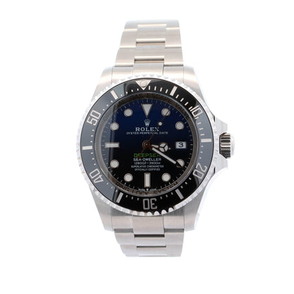 Rolex Sea-Dweller 44mm Blue/Black Dial Watch Ref# 116660 - Happy Jewelers Fine Jewelry Lifetime Warranty