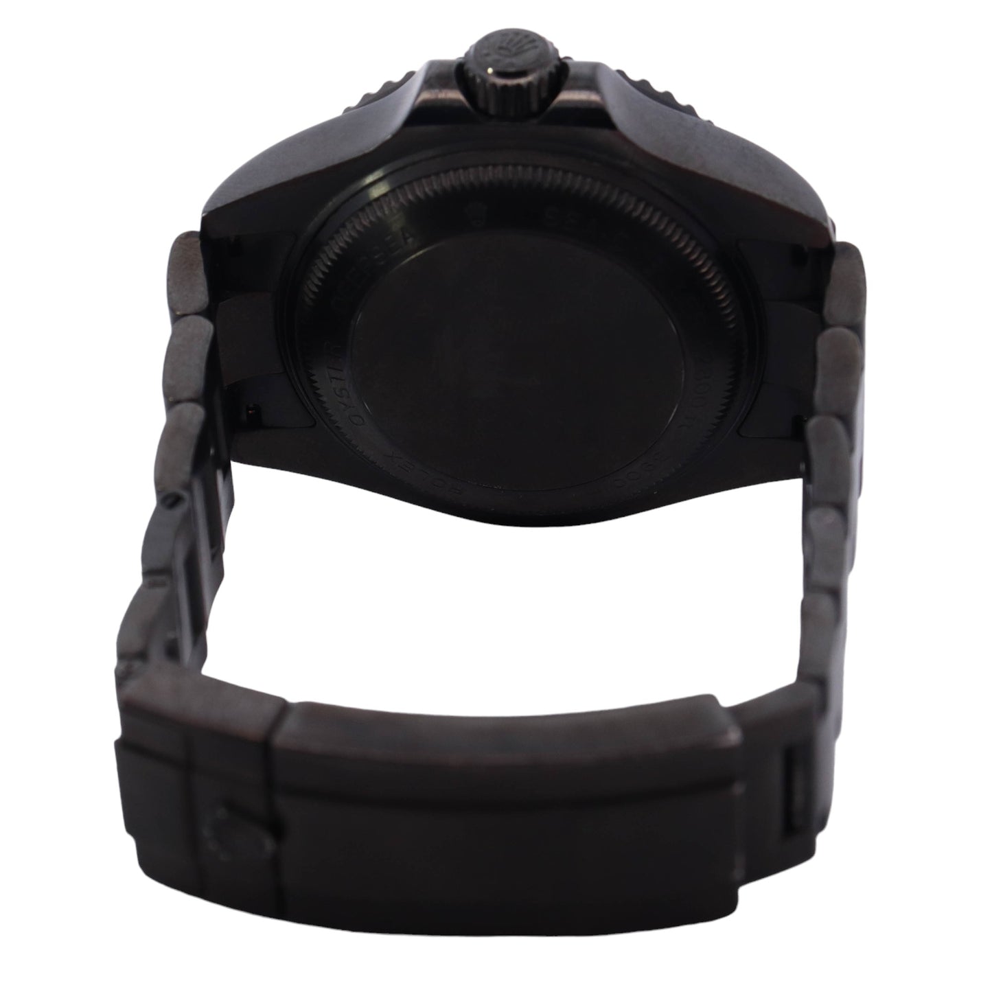 Rolex Sea-Dweller Deepsea Custom Black PVD 44mm Black Dot Dial Watch Reference# 126660 - Happy Jewelers Fine Jewelry Lifetime Warranty