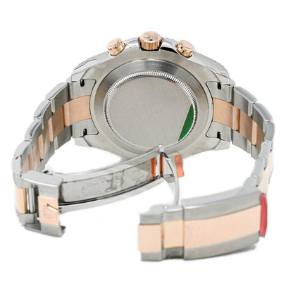 Rolex Yacht Master II Two Tone Rose Gold & Steel 44mm White Dial Watch Reference#: 116681 - Happy Jewelers Fine Jewelry Lifetime Warranty