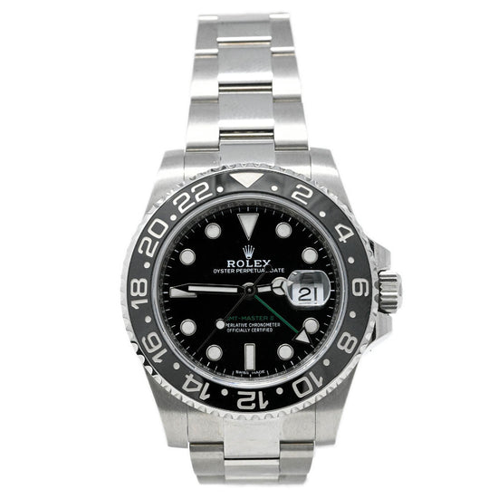 Load image into Gallery viewer, Rolex GMT-Master II Stainless Steel 40mm Black Dot Dial Watch Reference #: 116710LN - Happy Jewelers Fine Jewelry Lifetime Warranty
