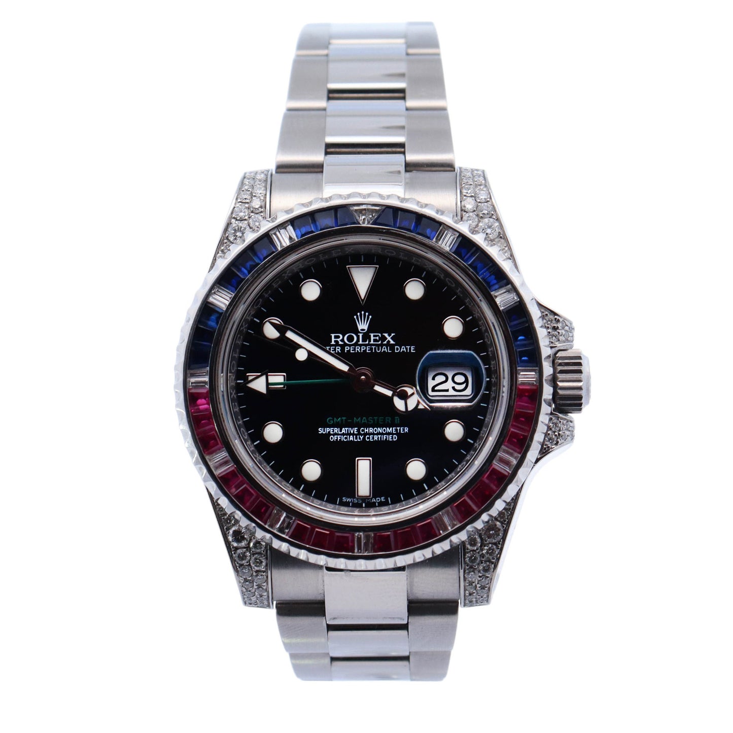 Rolex GMT-Master II 40mm Black Dial Watch Ref# 116710