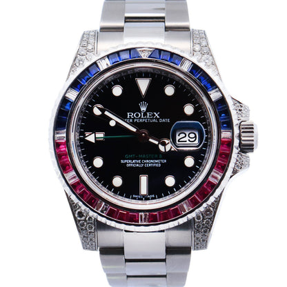 Rolex GMT-Master II 40mm Black Dial Watch Ref# 116710 - Happy Jewelers Fine Jewelry Lifetime Warranty