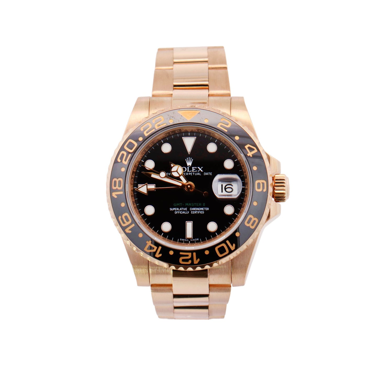 Rolex GMT-Master II 40mm Black Dial Ref# 116718