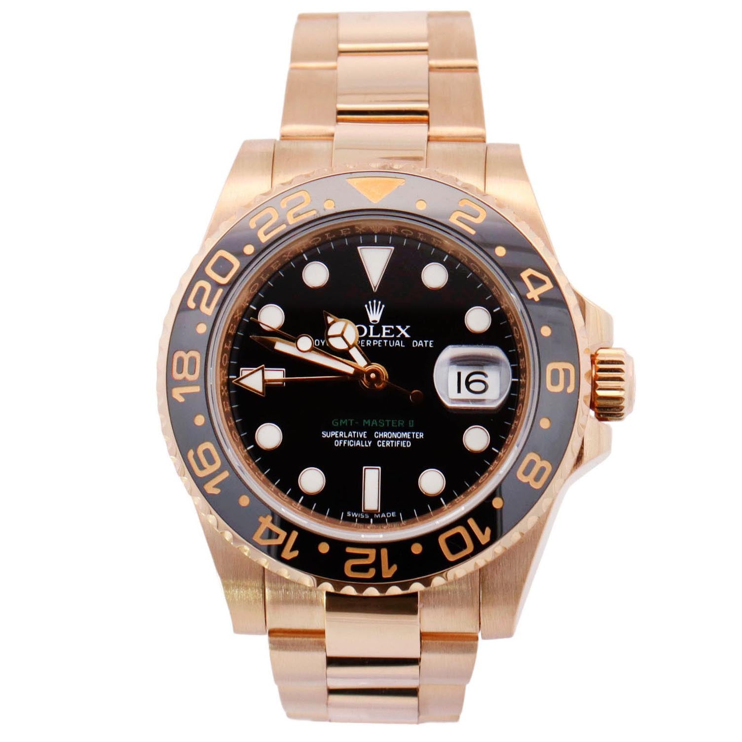 Rolex GMT-Master II 40mm Green Dial Watch Ref# 116718LN - Happy Jewelers Fine Jewelry Lifetime Warranty