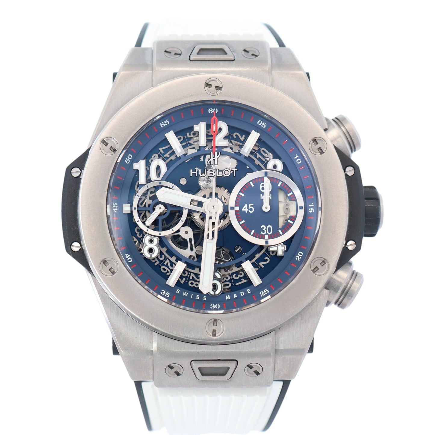 Hublot Big Bang Unico 45mm Skeleton Dial Watch Ref# 411.NX.5179.RX