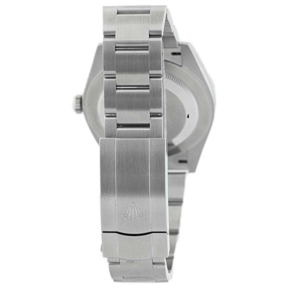 Rolex Men's Oyster Perpetual Stainless Steel 41mm Silver Stick Dial Watch Reference #: 124300 - Happy Jewelers Fine Jewelry Lifetime Warranty