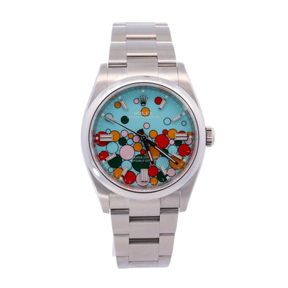 Rolex Oyster Perpetual 41mm Celebration Dial Watch Ref# 124300 - Happy Jewelers Fine Jewelry Lifetime Warranty