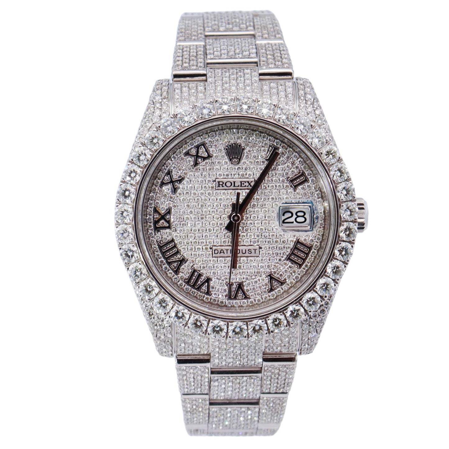 Rolex Datejust 41mm Custom Pave Dial Ref# 126300