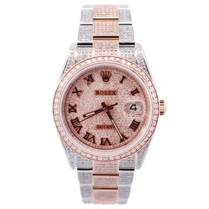 Rolex Datejust 36mm Pave Dial Watch Ref# 126231 - Happy Jewelers Fine Jewelry Lifetime Warranty