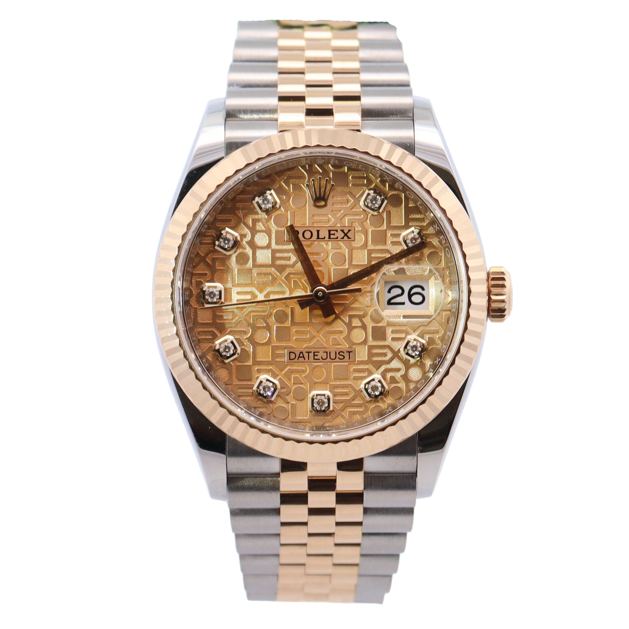 Rolex Datejust 36mm Champagne Dial Watch Ref# 126233 - Happy Jewelers Fine Jewelry Lifetime Warranty
