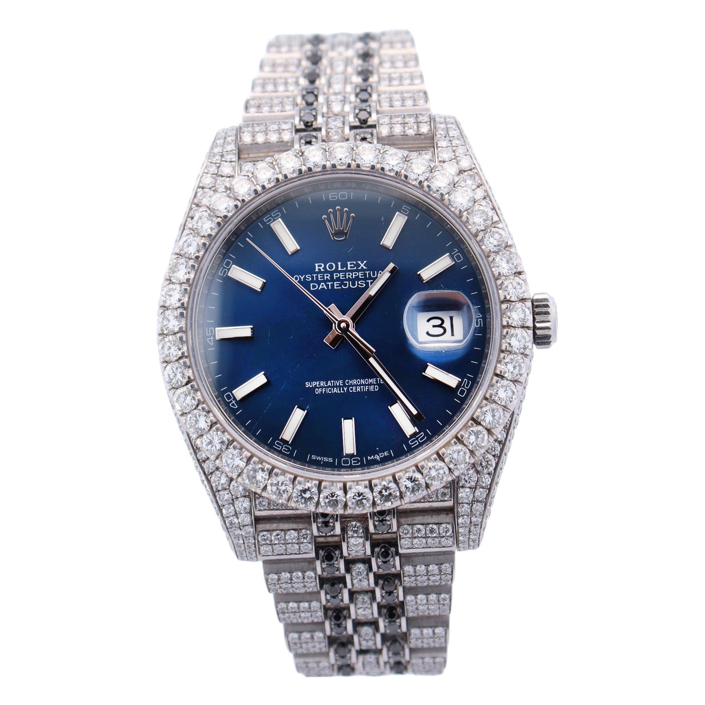 Iced rolex best sale