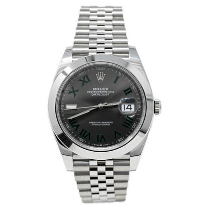 Rolex Datejust 41mm Wimbledon Dial Watch Ref# 126300 - Happy Jewelers Fine Jewelry Lifetime Warranty