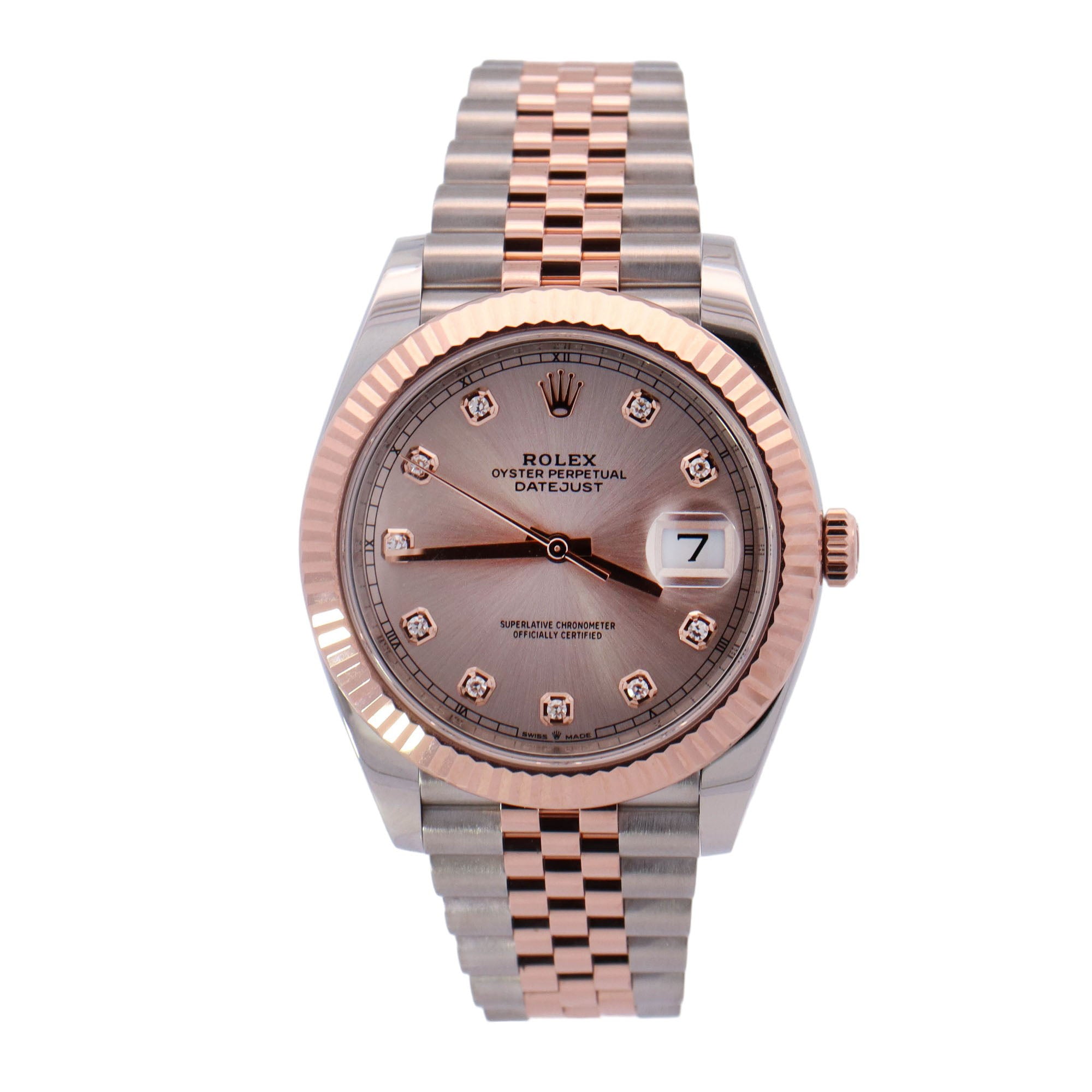 Rolex Datejust 41mm Sundust Dial Watch Ref# 126331 - Happy Jewelers Fine Jewelry Lifetime Warranty